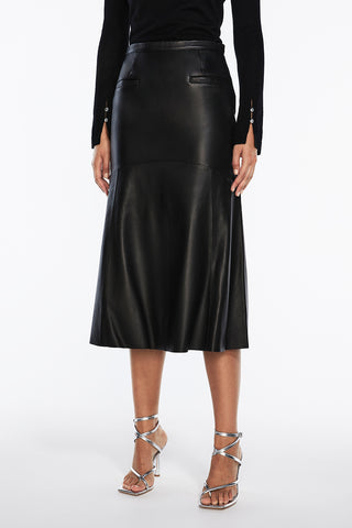 The Fearless Leather Midi Skirt