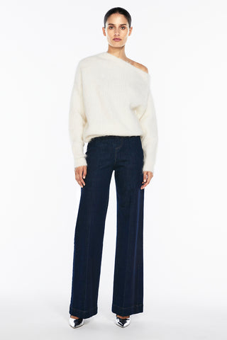 Playing Ground Off Shoulder Knit