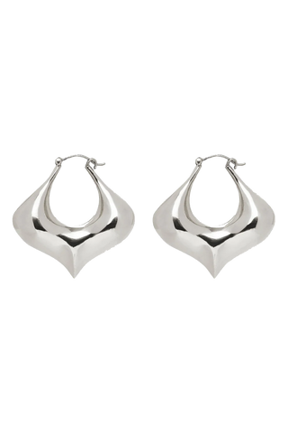 Large 2025 heart earrings