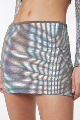 Platinum Queen Mini Skirt